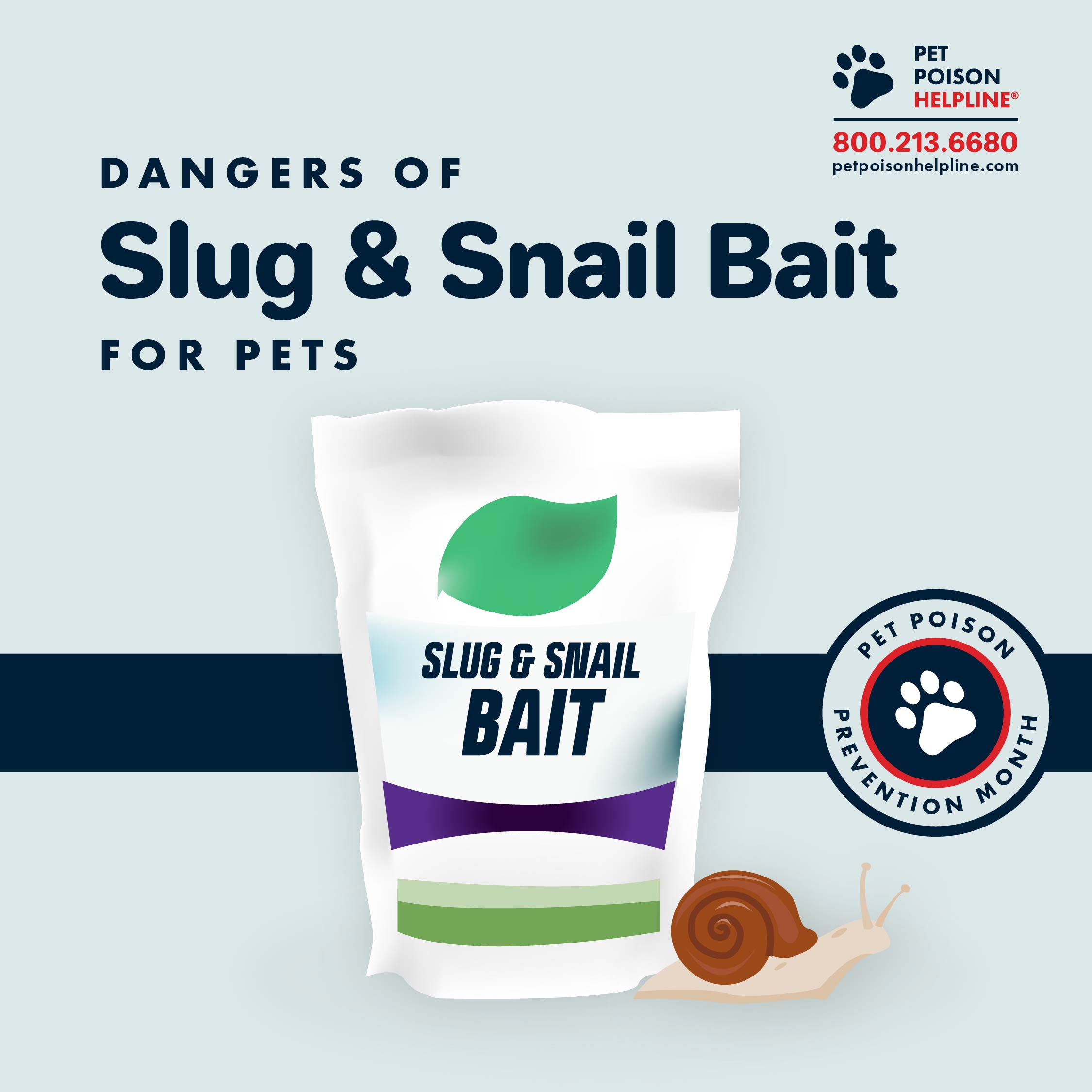 Dangers of Slug and Snail Bait for Pets | Pet Poison Helpline